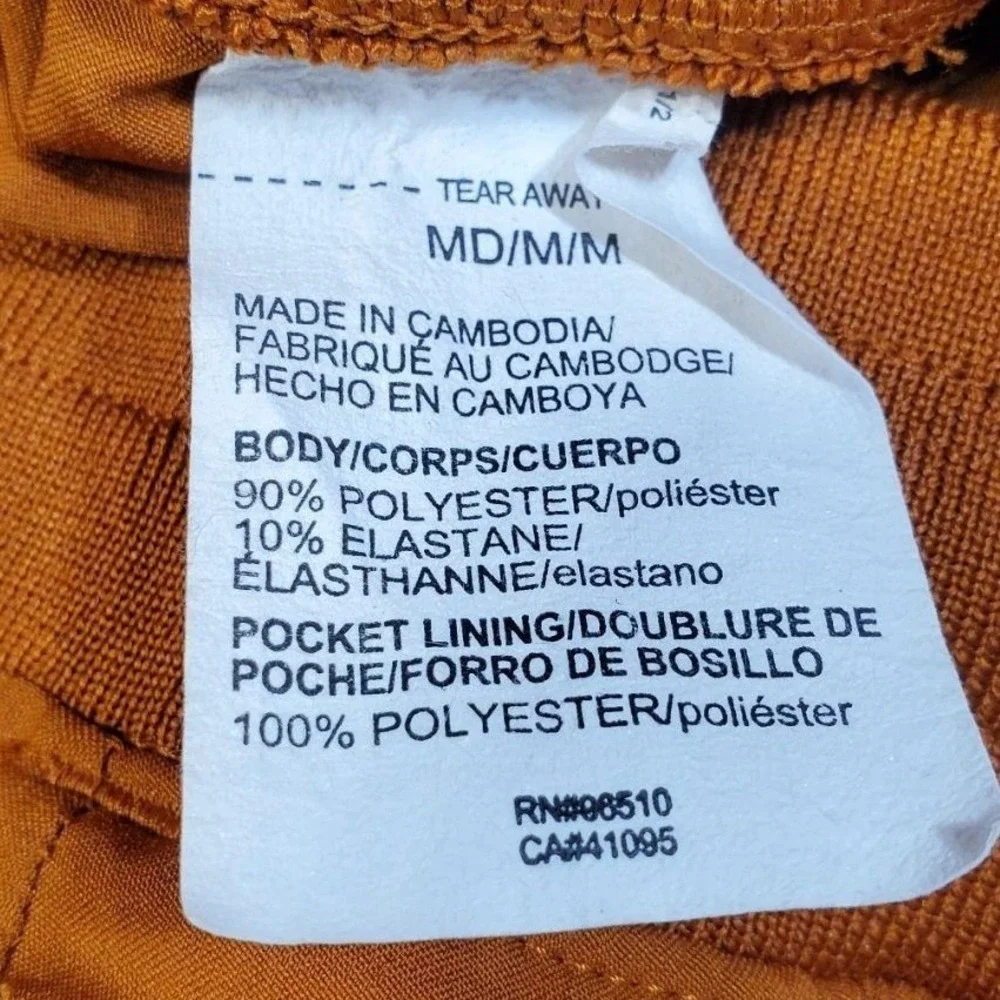 Under Armour 1373864 Hybrid Cargo Pants Mens Medium M Orange Joggers Athletic